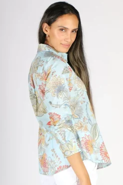 Goondiwindi Cotton Paisley Shirt In Sky