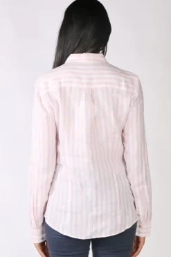 Goondiwindi Cotton Striped Shirt In Pink