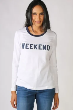 Goondiwindi Cotton Weekend Tee In Navy