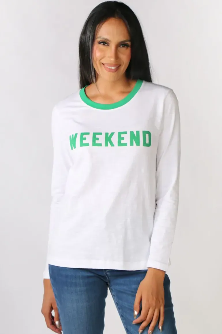 Goondiwindi Cotton Weekend Tee In Emerald