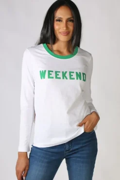 Goondiwindi Cotton Weekend Tee In Emerald