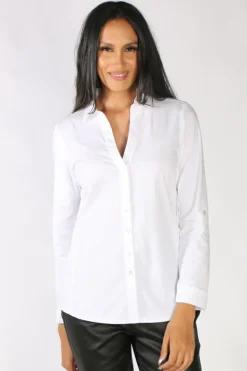 Gordon Smith Button Up Shirt In White