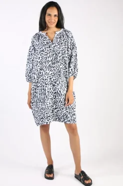Gordon Smith Cape Cod Dress In Animal Print