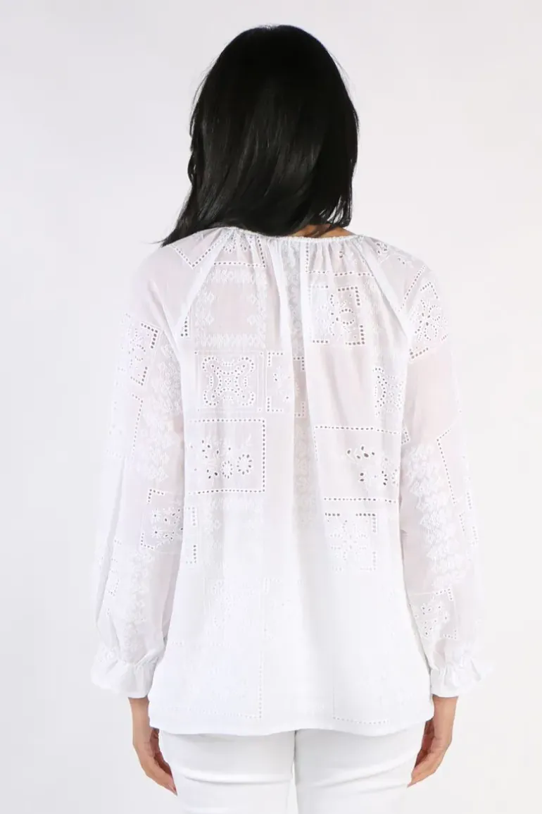 Gordon Smith Mila Lace Top In White