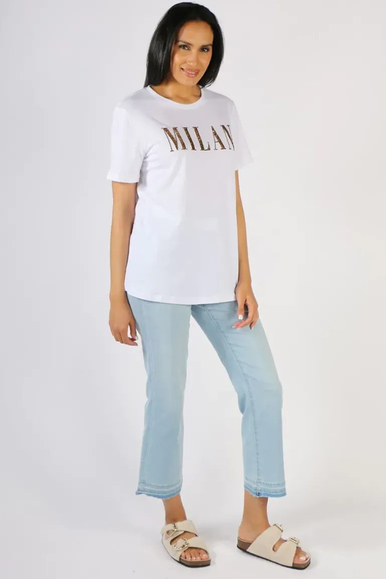 Gordon Smith Milan Tee In White