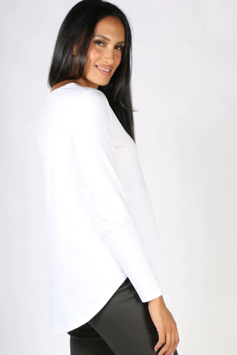 Gordon Top By Lounge In White