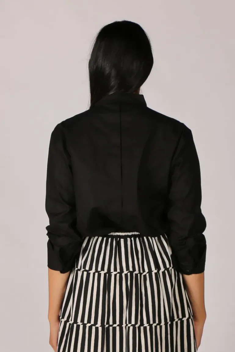 Gujarat Shirt In Black By Bagruu