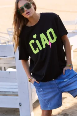 Hammill & Co Ciao Tee In Black