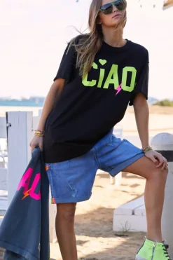 Hammill & Co Ciao Tee In Black