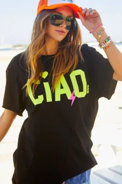 Hammill & Co Ciao Tee In Black