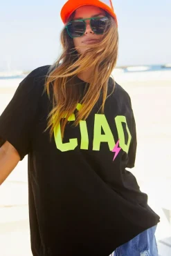 Hammill & Co Ciao Tee In Black