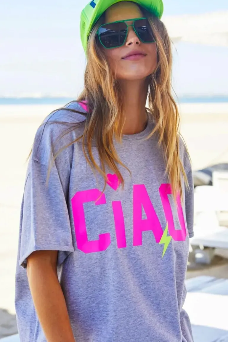 Hammill & Co Ciao Tee In Grey