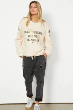 Hammill & Co Distressed Jean In Black