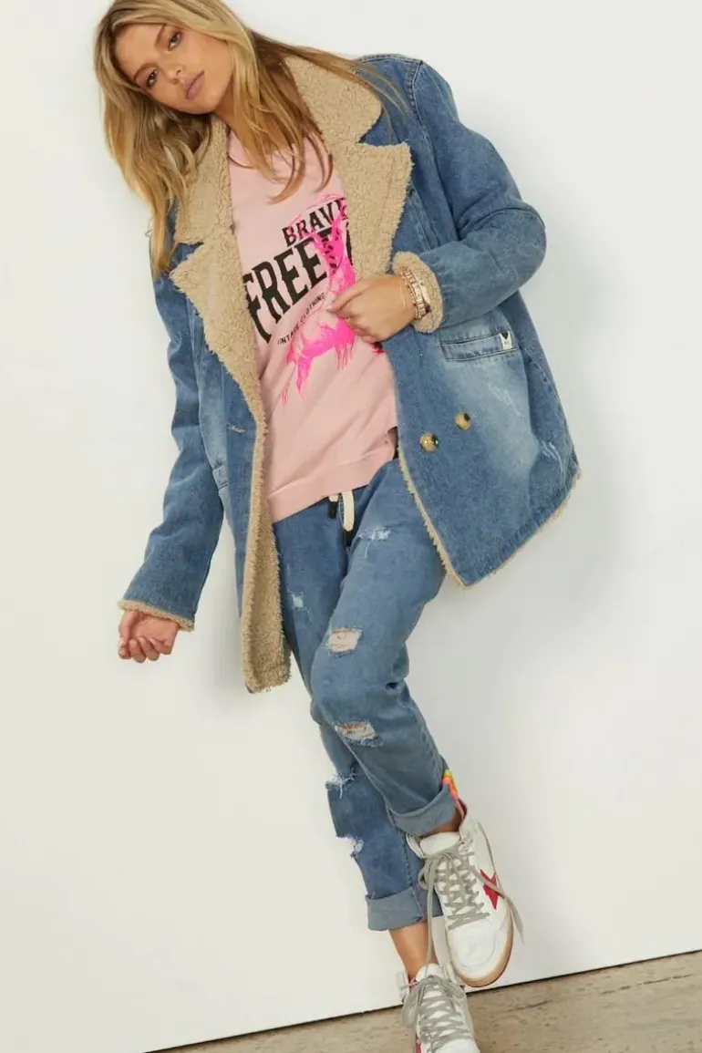Hammill & Co New Button Jean In Denim