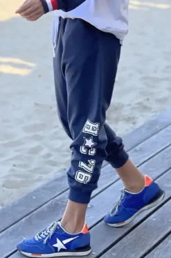 Hammill & Co Retro 76 Track Pant In Navy