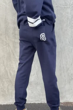Hammill & Co Sport Sweat Pant In Navy