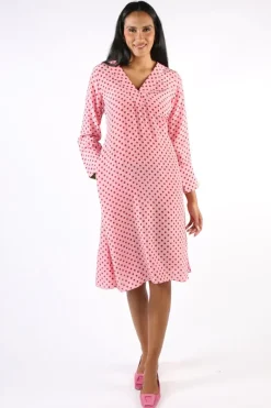 Harmonica Spot Dress By Anupamaa In Musk