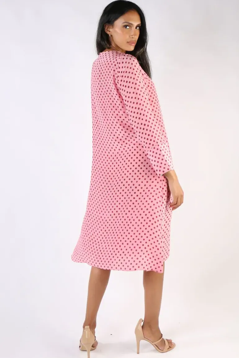 Harmonica Spot Dress By Anupamaa In Musk