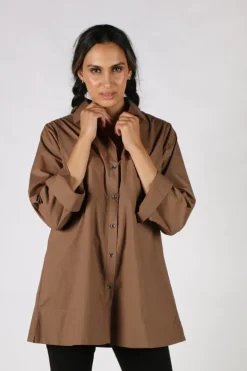 Harvey Shirt By Bagruu In Teak