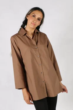 Harvey Shirt By Bagruu In Teak