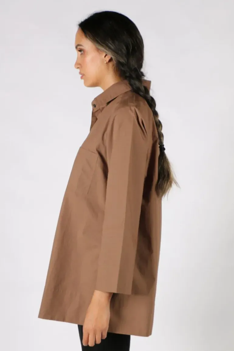 Harvey Shirt By Bagruu In Teak