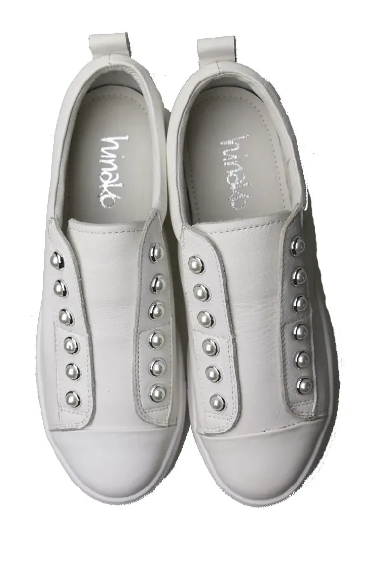 Hinako Pearl Sneaker In White