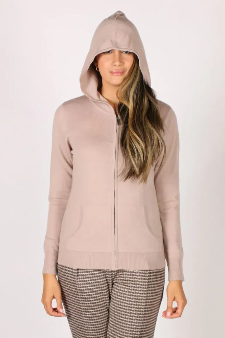 Hoodie In Latte By Bridge & Lord