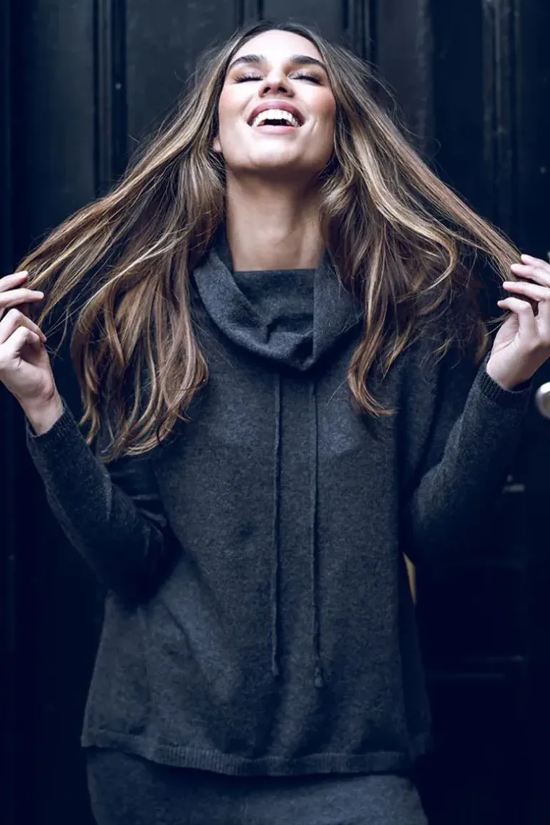 Humidity Sunday Jumper In Charcoal