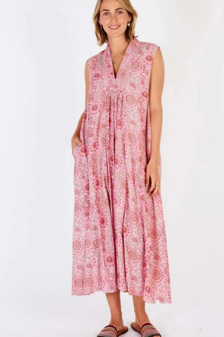 Ibisa San Diego Maxi Dress In Blossom