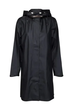 Ilse Jacobsen A Line Raincoat In Indigo