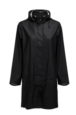 Ilse Jacobsen A Line Raincoat In Black