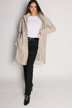 Ilse Jacobsen A Line Raincoat In Beige