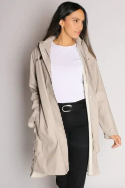 Ilse Jacobsen A Line Raincoat In Beige
