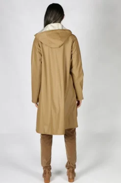 Ilse Jacobsen A Line Raincoat In Otter