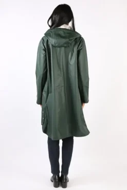 Ilse Jacobsen A Line Raincoat In Beetle