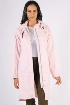 Ilse Jacobsen A Line Raincoat In Light Pink