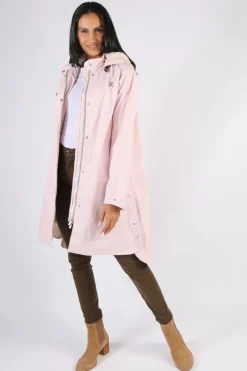 Ilse Jacobsen A Line Raincoat In Light Pink