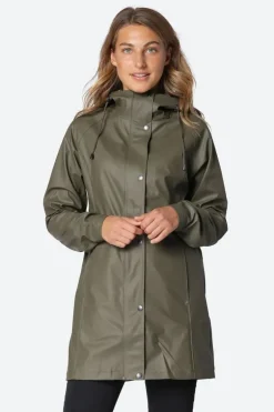 Ilse Jacobsen Classic Raincoat In Army