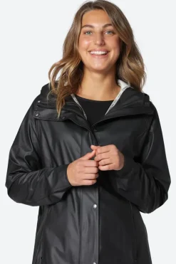 Ilse Jacobsen Classic Raincoat In Black