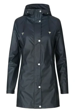 Ilse Jacobsen Classic Raincoat In Indigo