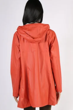 Ilse Jacobsen Classic Raincoat In Brick
