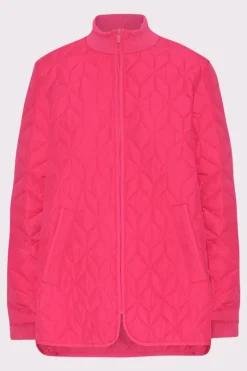 Ilse Jacobsen Quilt Padded Jacket In Magenta