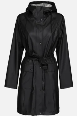 Ilse Jacobsen Trench Raincoat In Black