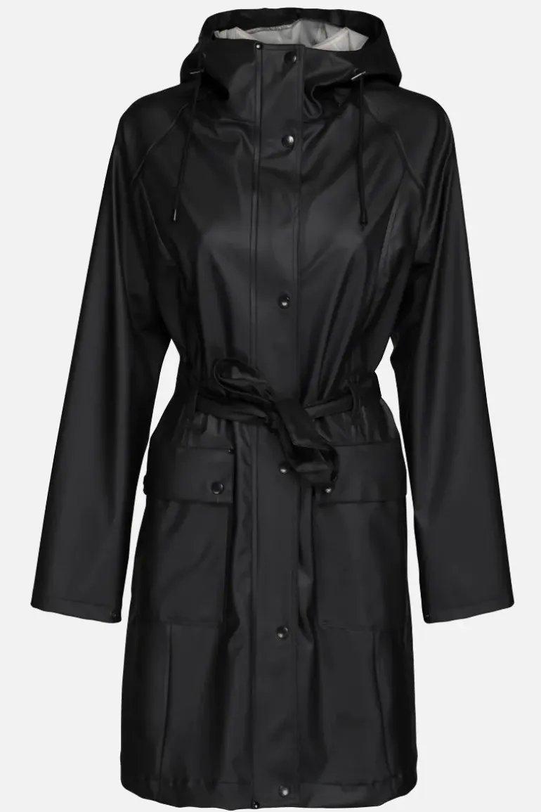 Ilse Jacobsen Trench Raincoat In Black