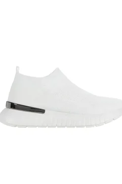 Ilse Jacobsen Tulip Knitted Sneaker In White