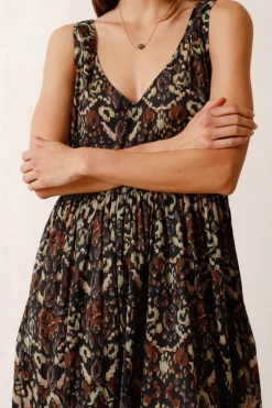 Indi & Cold Camile Dress In Black