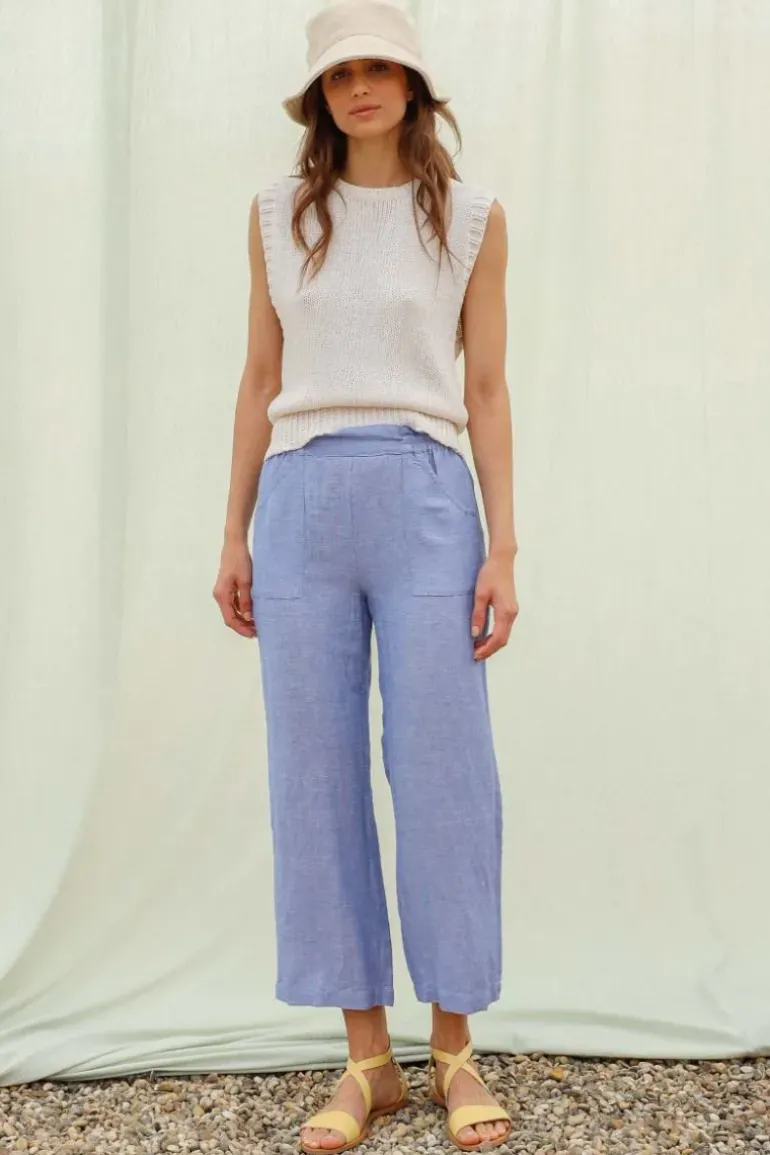 Indi & Cold Dany Pant In Blue