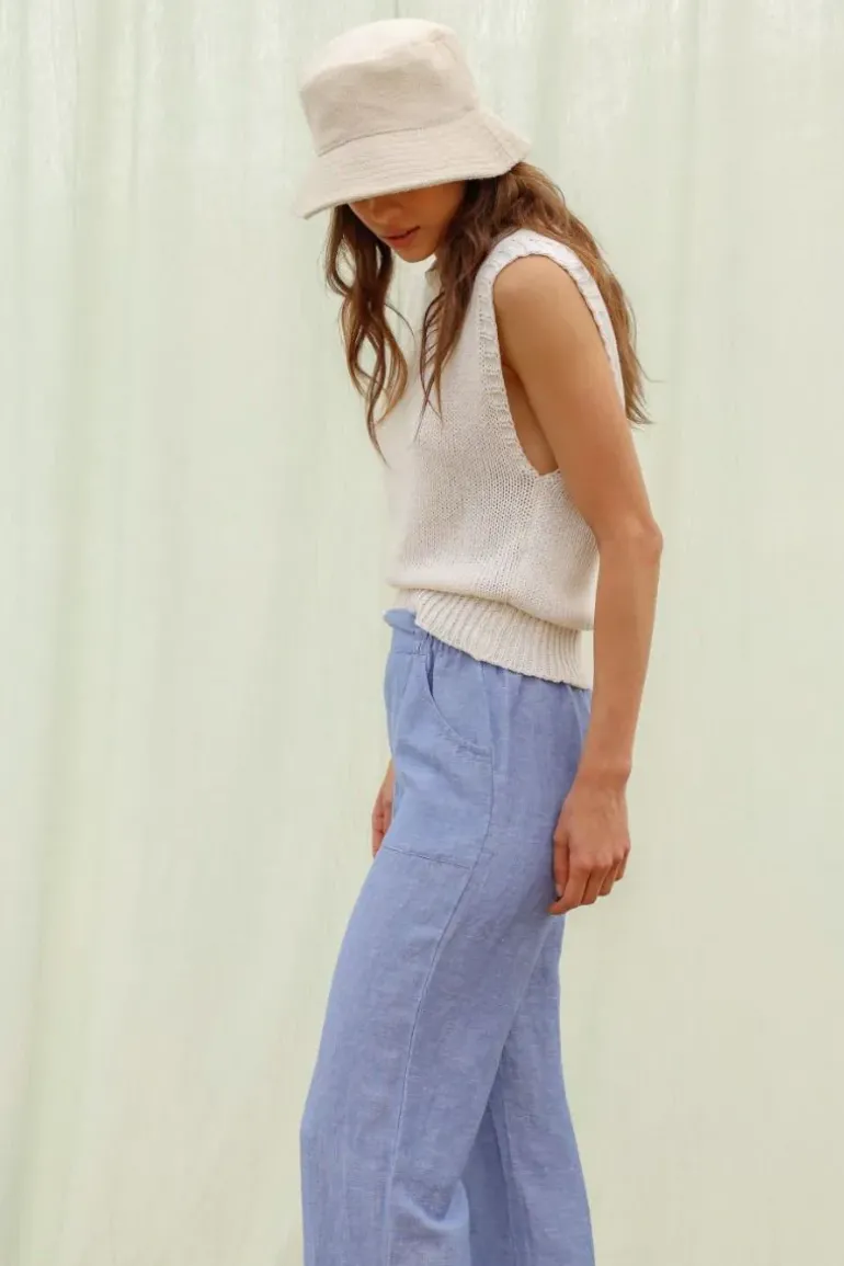 Indi & Cold Dany Pant In Blue
