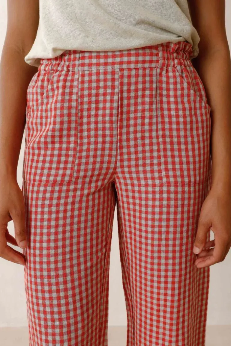 Indi & Cold Dany Pant In Red