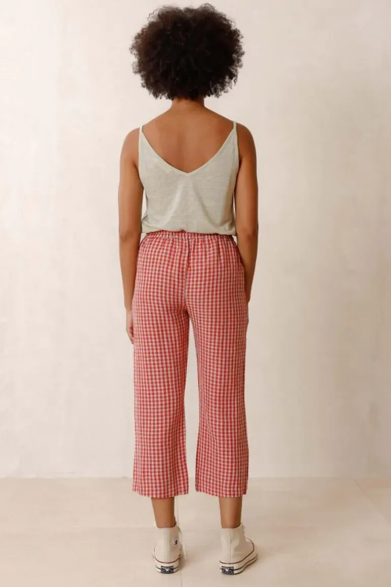 Indi & Cold Dany Pant In Red